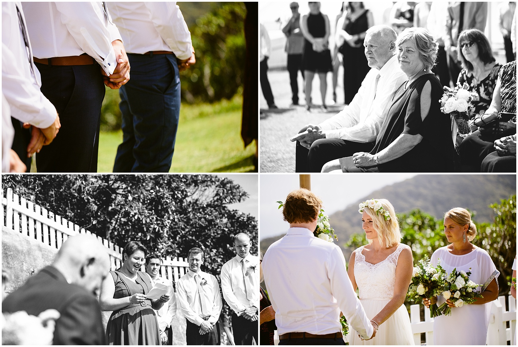 Relaxed south west rocks wedding